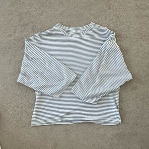 oversized striped t shirt